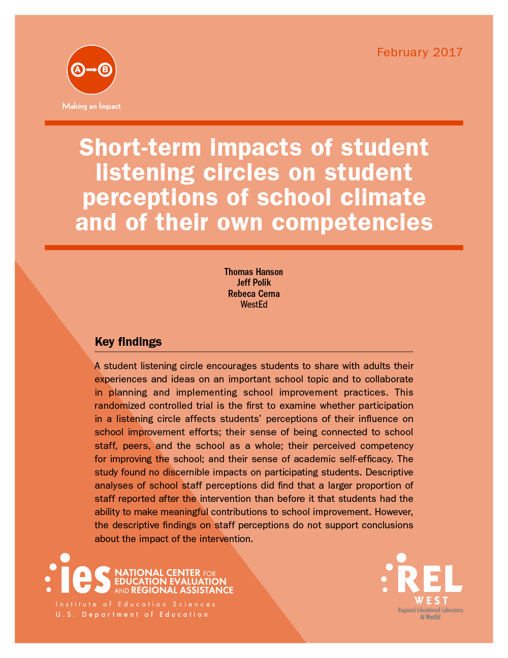 Short Term Impacts Of Student Listening Circles On Student Perceptions Short term impacts of student listening circles on student perceptions