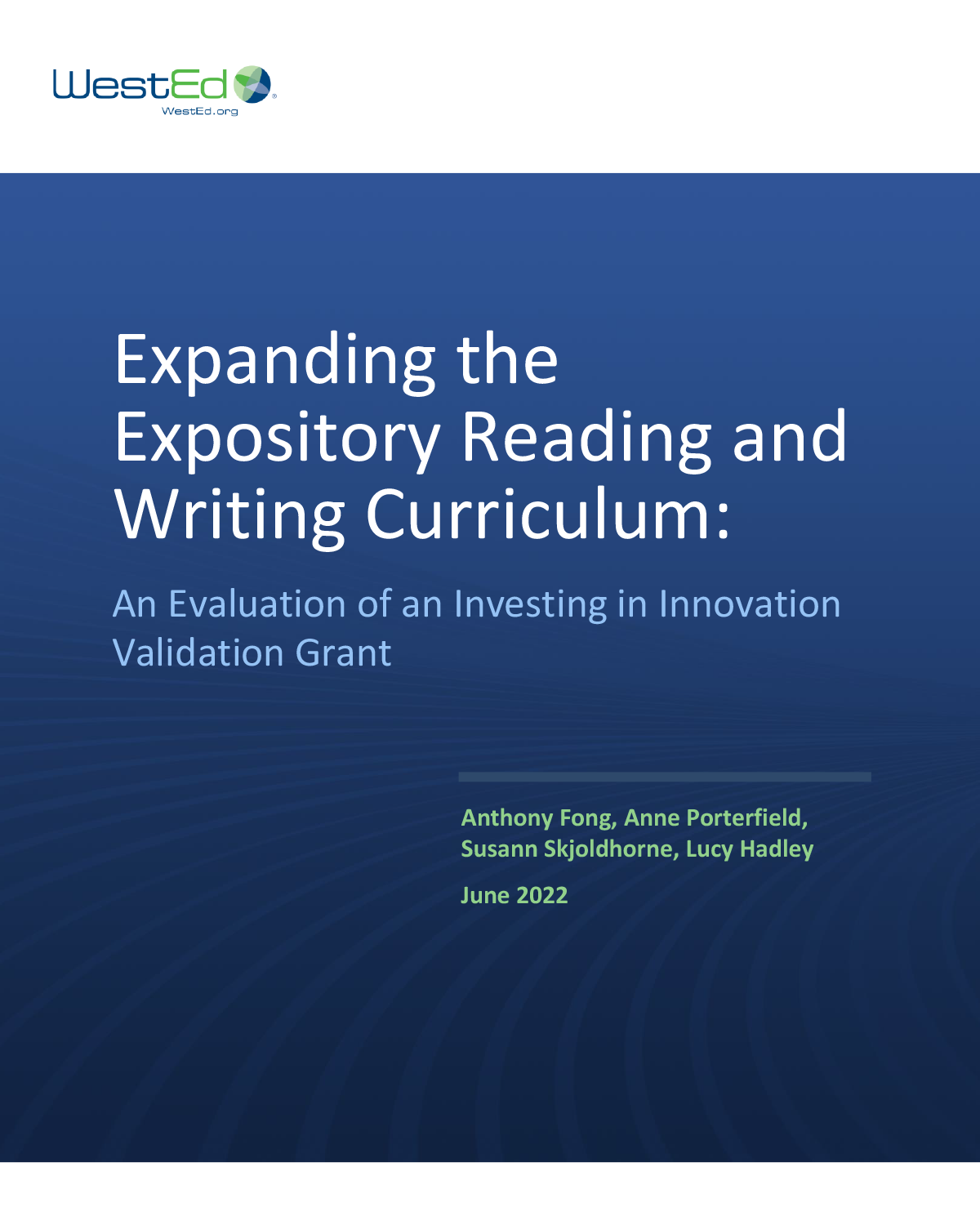 Expanding the Expository Reading and Writing Curriculum: An 
