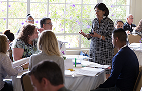 adults in a professional development setting