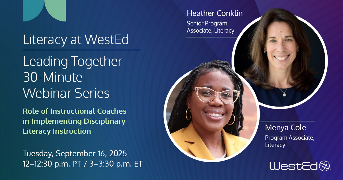 Role of Instructional Coaches webinar