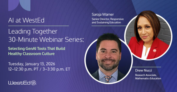 Selecting GenAI Tools LT Webinar Image