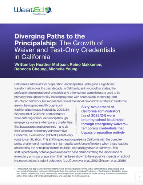Diverging paths to principalship resource image