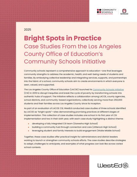 LACOE Bright Spots resource image