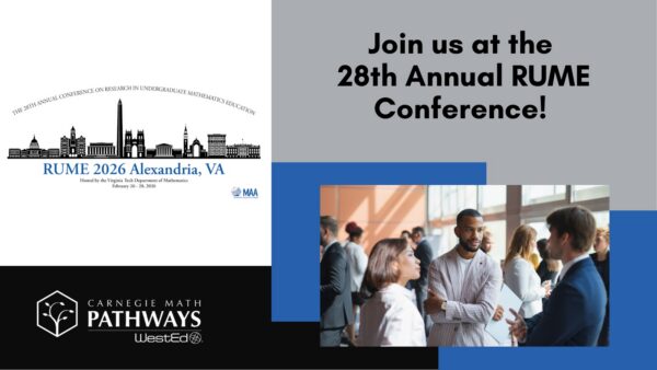 Join Carnegie Math Pathways at the RUME 2026 Conference