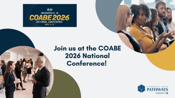 Carnegie Math Pathways at the 2026 Coalition for Adult Basic Education (COABE) Conference