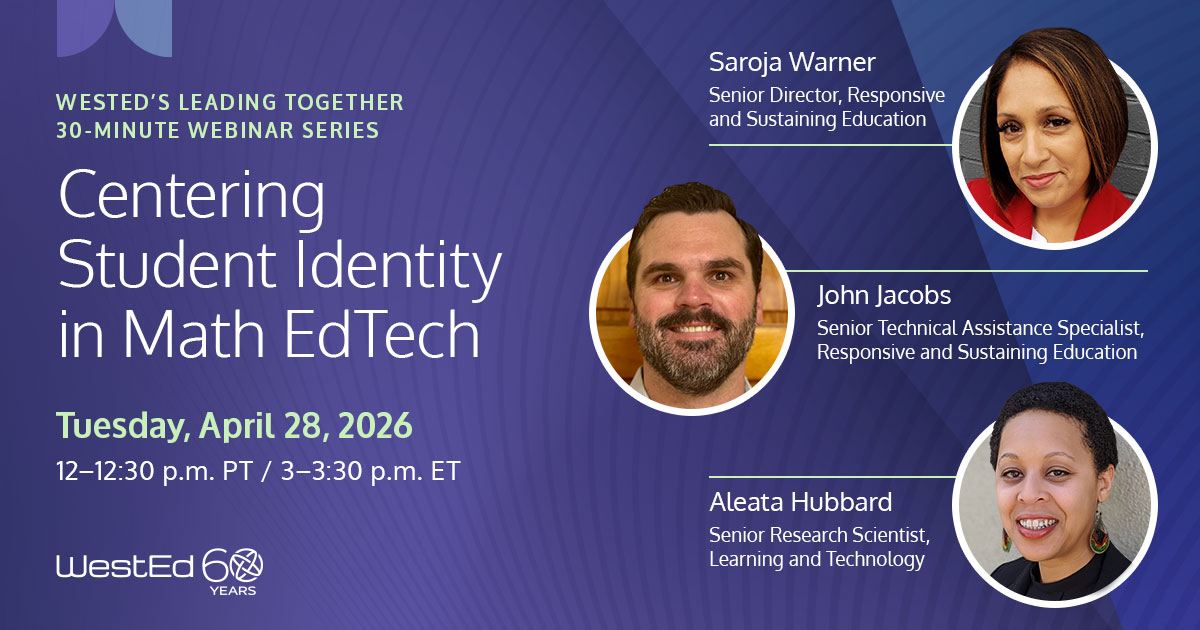 Centering Student Identity in Math EdTech