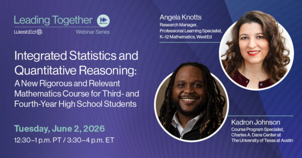 Integrated Statistics and Quantitative Reasoning: A New Rigorous and Relevant Mathematics Course for 3rd- and 4th-Year High School Students