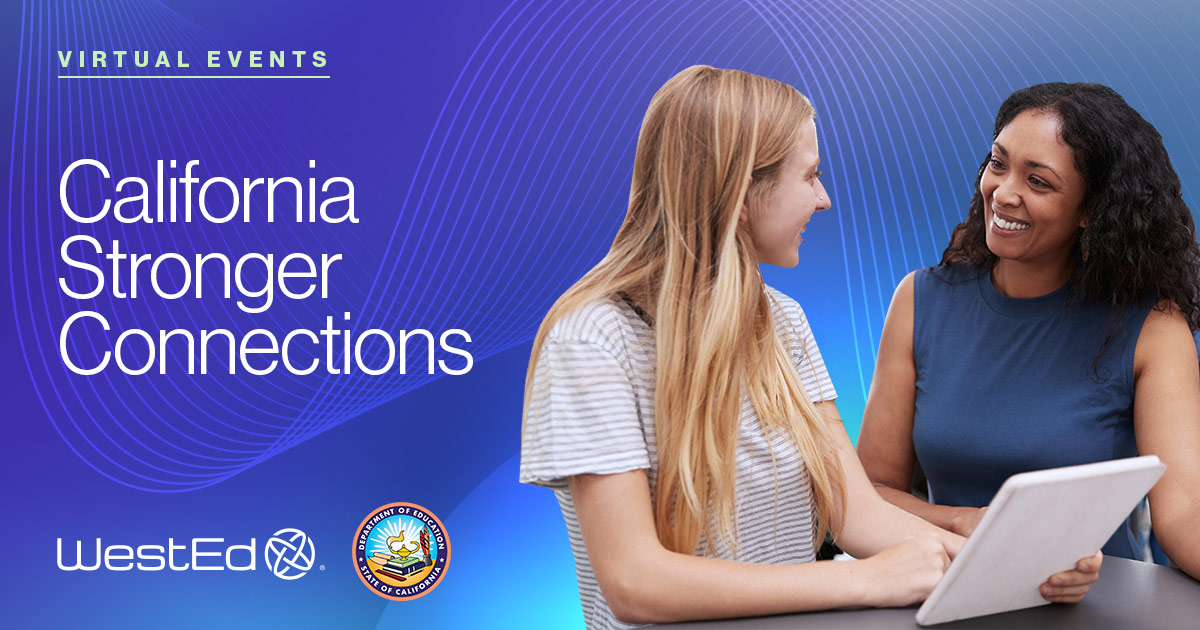 California Stronger Connections webinar series