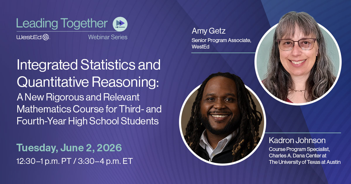 Integrated Statistics and Quantitative Reasoning: A New Rigorous and Relevant Mathematics Course for 3rd- and 4th-Year High School Students