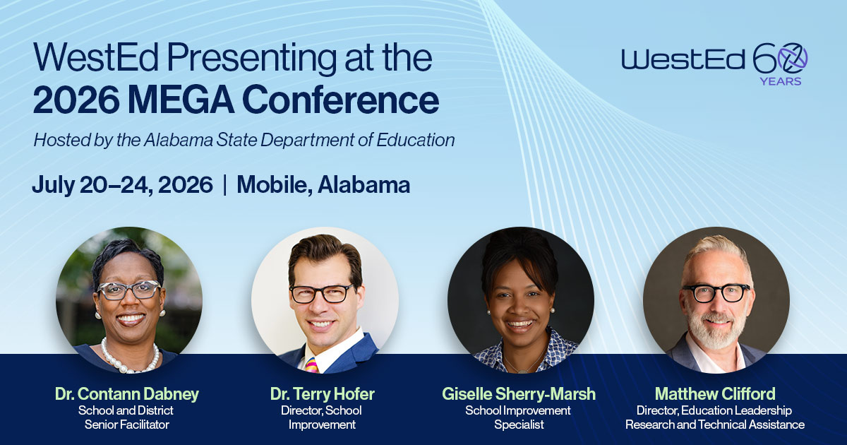 WestEd Presenting at the 2026 MEGA Conference header image