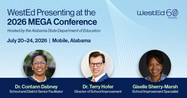WestEd Presenting at the 2026 MEGA Conference header image
