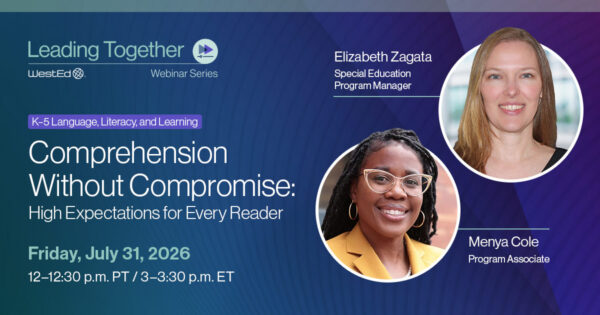 Comprehension without Compromise Leading Together Webinar