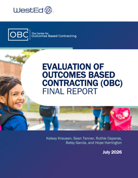 Evaluyation Of Outcomes Based Contracting