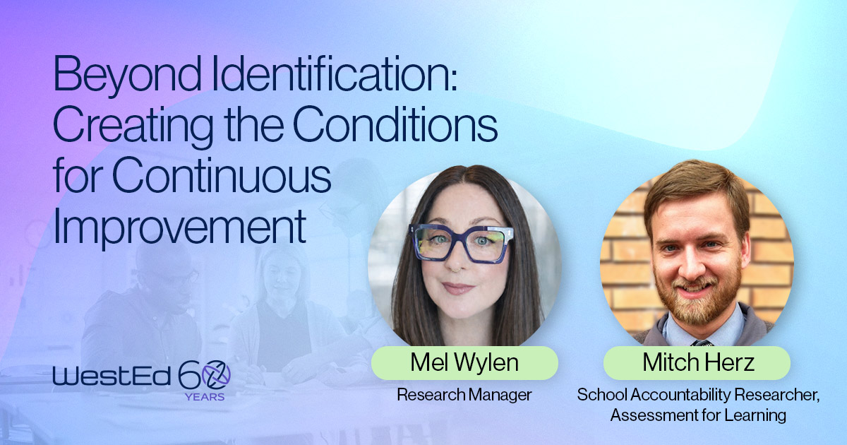 Beyond Identification: Creating the Conditions for Continuous Improvement