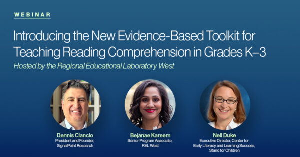 Introducing the New Evidence-Based Toolkit for Teaching Reading Comprehension in Grades K–3
